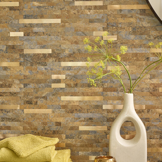 selbstklebende Wandfliese Premium Slate image number null